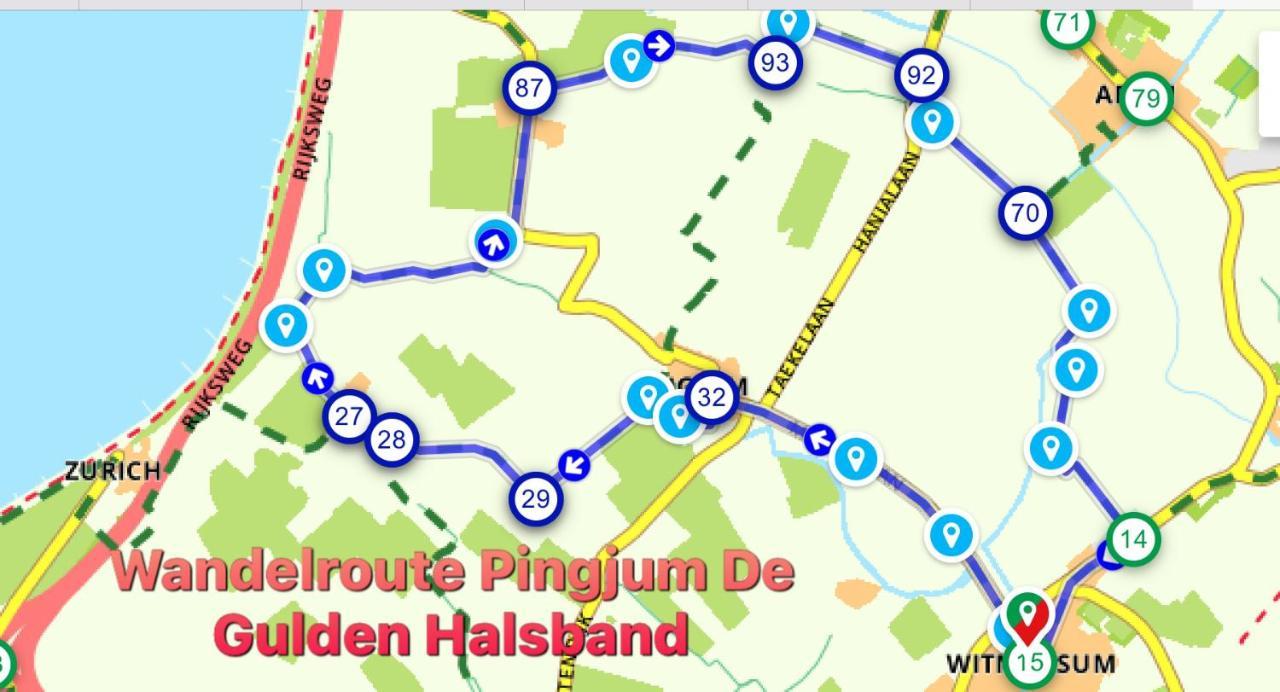 B&B De Gulden Halsband Pingjum エクステリア 写真